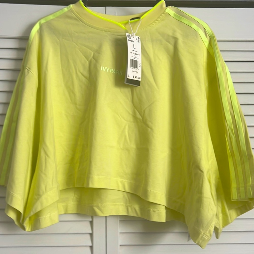 Beyoncé’s Ivy Park Adidas Crop Top T-Shirt